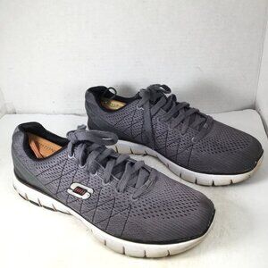 Skechers Skech Flex Men Sneakers Running Activewear Shoes Gray Size 9.5